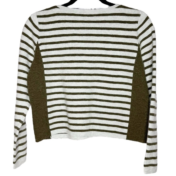 Madewell | Striped Cotton-Wool Blend Pullover Sweater | Size S | EUC - Picture 4 of 8